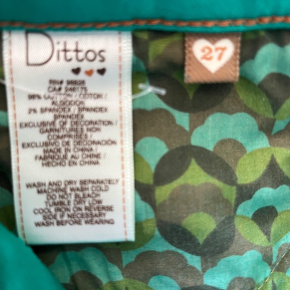 Dittos size 27 cut off shorts - Picture 11 of 11